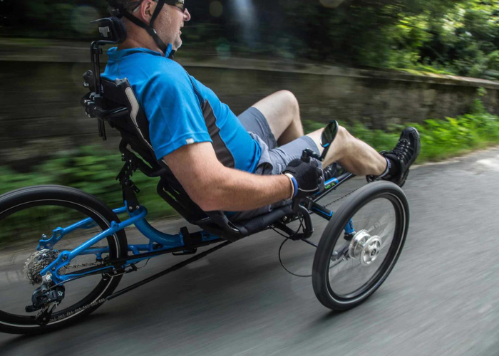 An Electric Assist E.V.O Terra Trike is an excellent option for individuals with stabilization problems. For example, many supported individuals love to ride a bike, but instability eventually enables it. This trike would allow them to enjoy the activity again. 